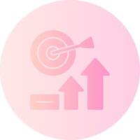 Thrive On Gradient Circle Icon vector