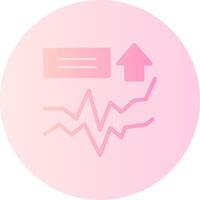 Change Wave Gradient Circle Icon vector