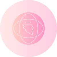 Swift Surge Gradient Circle Icon vector