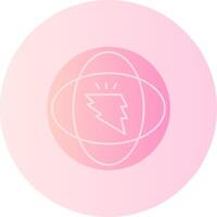 Swift Surge Gradient Circle Icon vector