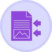 Shift Sway Multicolor Circle Icon vector