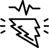 Power Pulse Line Icon vector