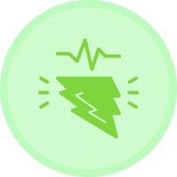 Power Pulse Multicolor Circle Icon vector