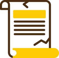 Quest Quake Yellow Lieanr Circle Icon vector