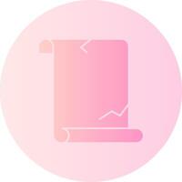Quest Quake Gradient Circle Icon vector