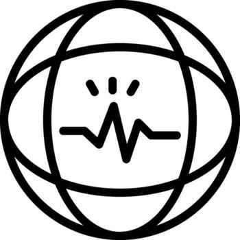 Swift Spark Line Icon vector