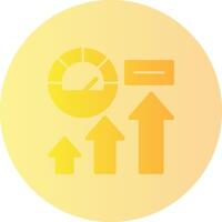 Rev Up Reach Gradient Circle Icon vector