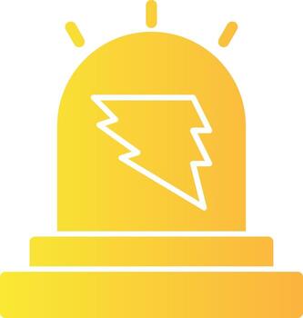 Faro tornillo sólido multi degradado icono vector