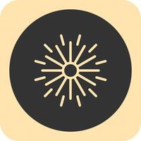 Spark Soar Linear Round Icon vector