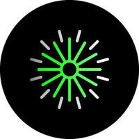 Spark Soar Dual Gradient Circle Icon vector