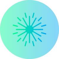 Spark Soar Gradient Circle Icon vector
