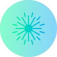 Spark Soar Gradient Circle Icon vector