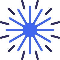 Spark Soar Solid Two Color Icon vector