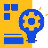 Inspire Invent Flat Two color Icon vector