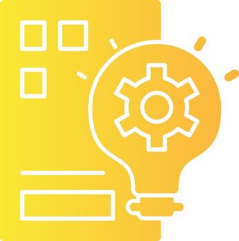 Inspire Invent Solid Multi Gradient Icon vector