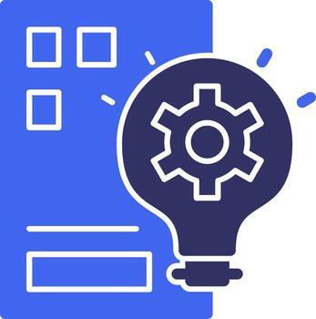 Inspire Invent Solid Two Color Icon vector