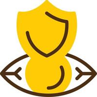 Vision Vanguard Yellow Lieanr Circle Icon vector