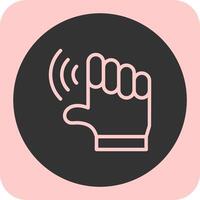 Empower Echo Linear Round Icon vector