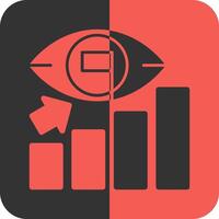 Vision Verve Red Inverse Icon vector