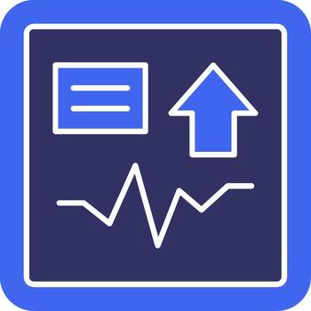 Shift Spark Solid Two Color Icon vector