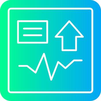 Shift Spark Solid Multi Gradient Icon vector
