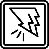 Bold Burst Line Icon vector