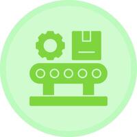 Assembly Line Multicolor Circle Icon vector