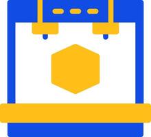 3D Printer Flat Two color Icon vector