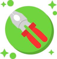 Pliers Tailed Color Icon vector