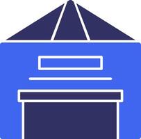 Warehouse Solid Two Color Icon vector