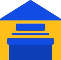 Warehouse Flat Two color Icon vector