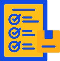 Inspection Flat Two color Icon vector