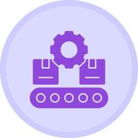 Conveyor System Multicolor Circle Icon vector