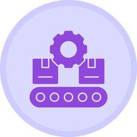 Conveyor System Multicolor Circle Icon vector