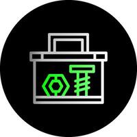 Toolbox Dual Gradient Circle Icon vector