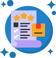 Quality Check Tailed Color Icon vector