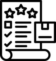 Quality Check Line Icon vector