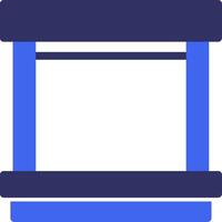Loading Dock Solid Two Color Icon vector