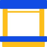 Loading Dock Flat Two color Icon vector