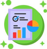 Industry Analysis Tailed Color Icon vector