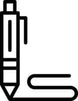 Pen Line Icon vector