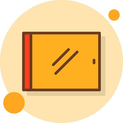 Tablet Filled Shadow Cirlce Icon