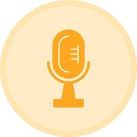 Microphone Multicolor Circle Icon vector