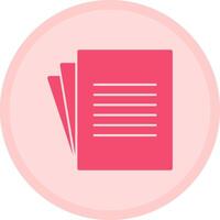 Document Multicolor Circle Icon vector