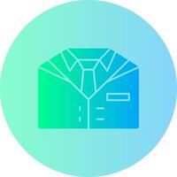 Suit Gradient Circle Icon vector