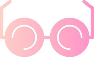 Glasses Solid Multi Gradient Icon vector