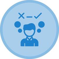 Decision Multicolor Circle Icon vector