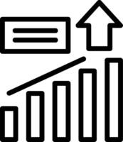 Growth Line Icon vector