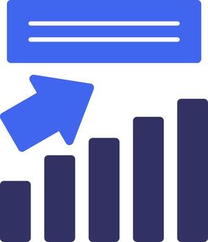 Progress Solid Two Color Icon vector