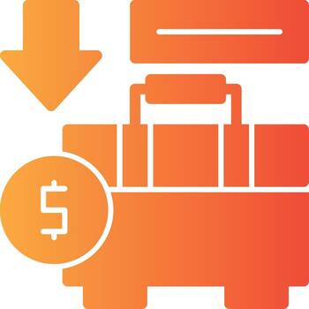 Opportunity Solid Multi Gradient Icon vector